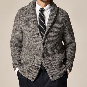 J. Crew Gray Men's Cardigan Sweater